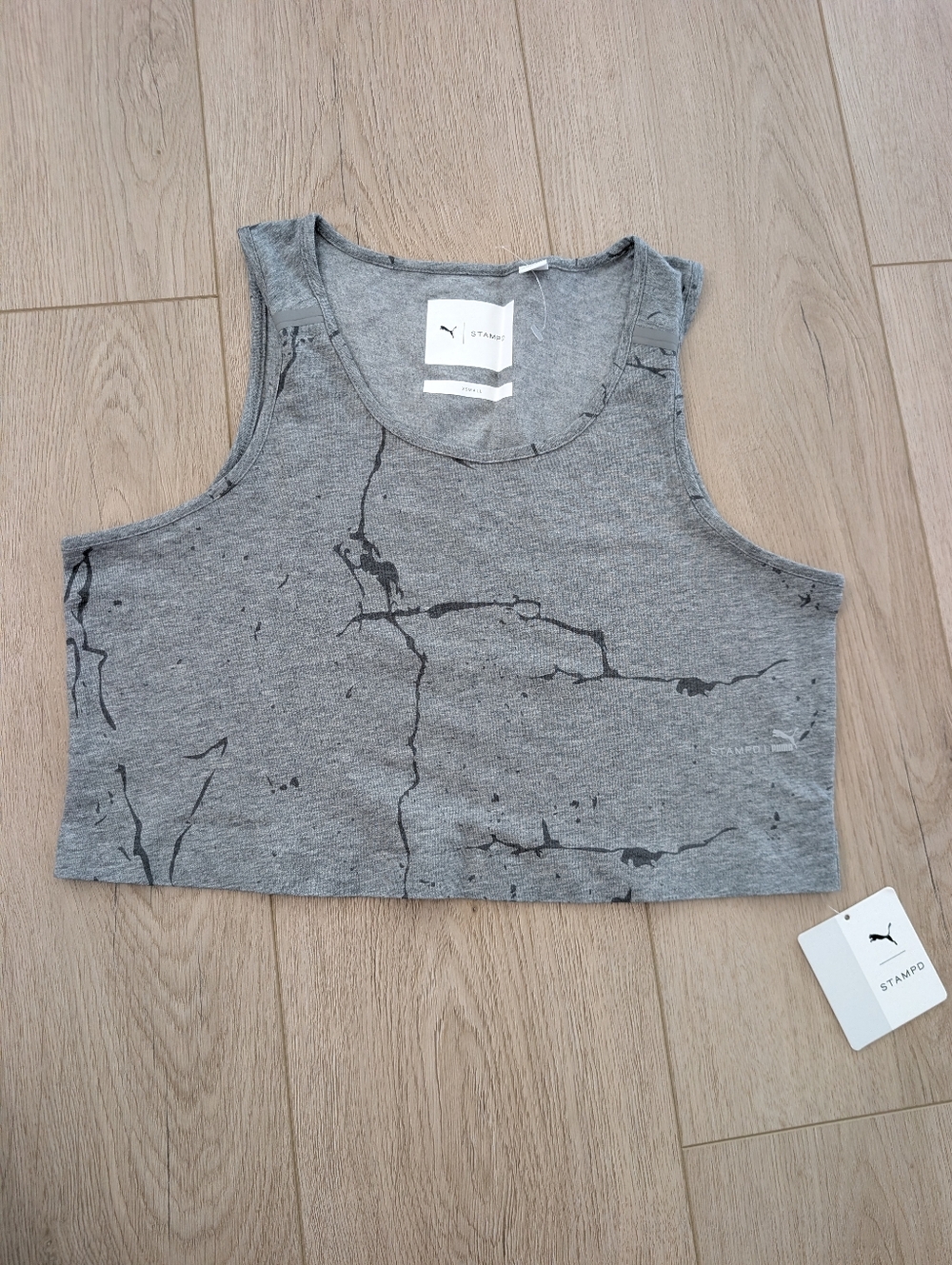 NWT Stampd x Puma graphic Crop Top